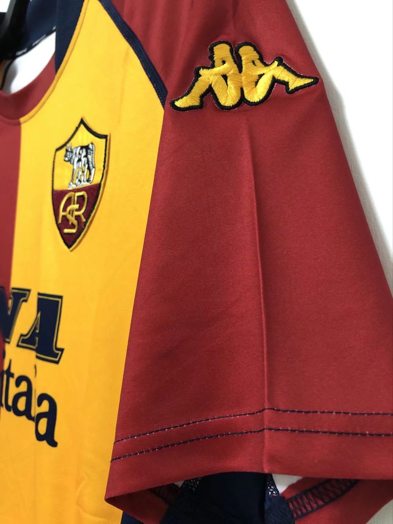 Maillot domicile rétro AS Roma 2000-2001