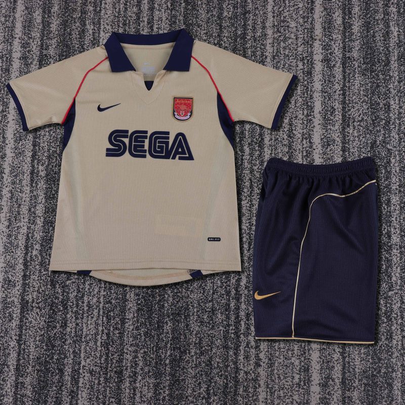 Maillot Rétro Enfant Arsenal FC Extérieur 2001-2002
