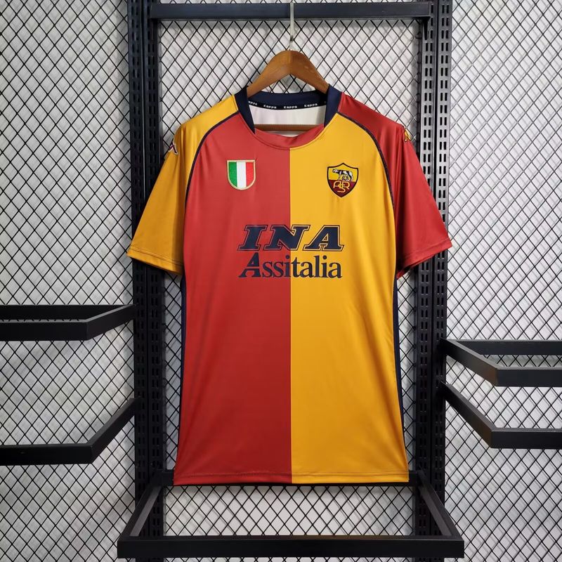 Maillot domicile rétro AS Roma 2001-2002