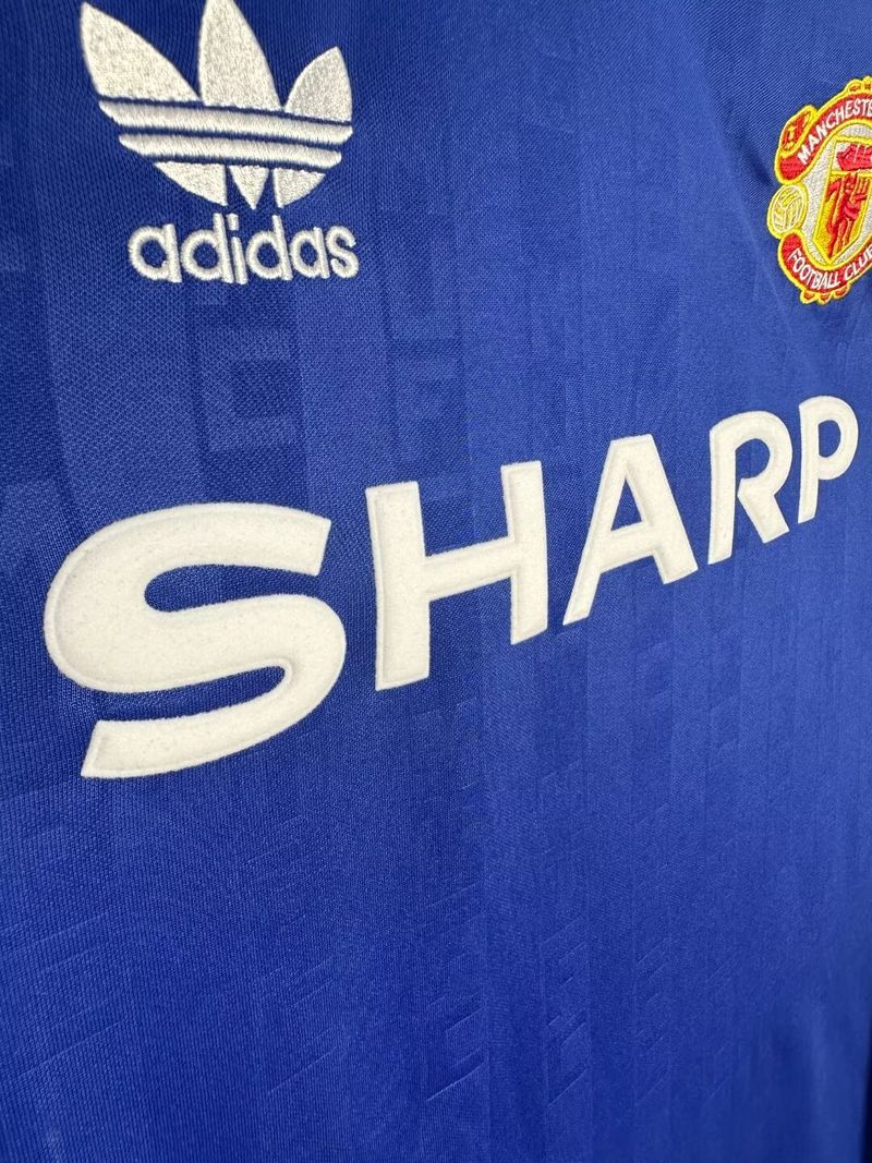 Maillot rétro Manchester United 1988-1990 extérieur manches longues