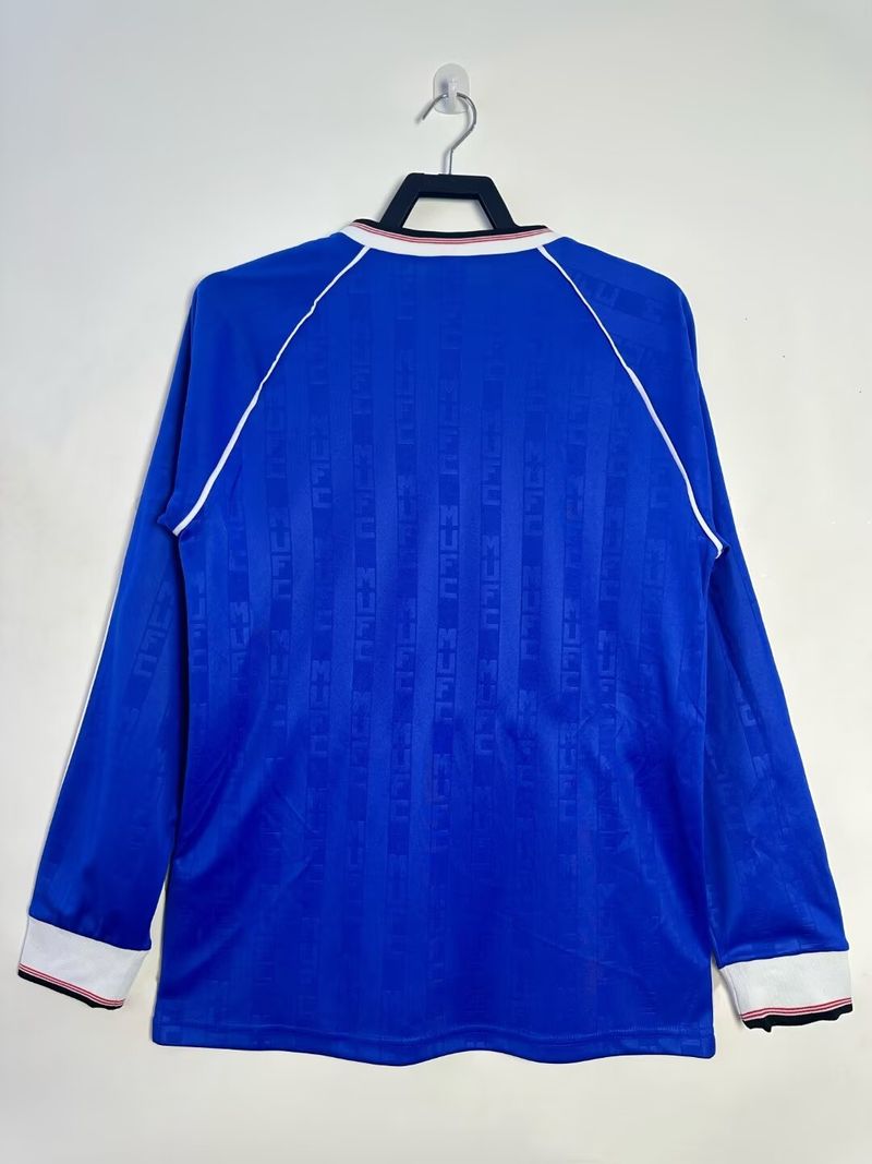 Retro Manchester United 1988-1990 second away Long Sleeve Secondary image