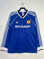 Maillot rétro Manchester United 1988-1990 extérieur manches longues