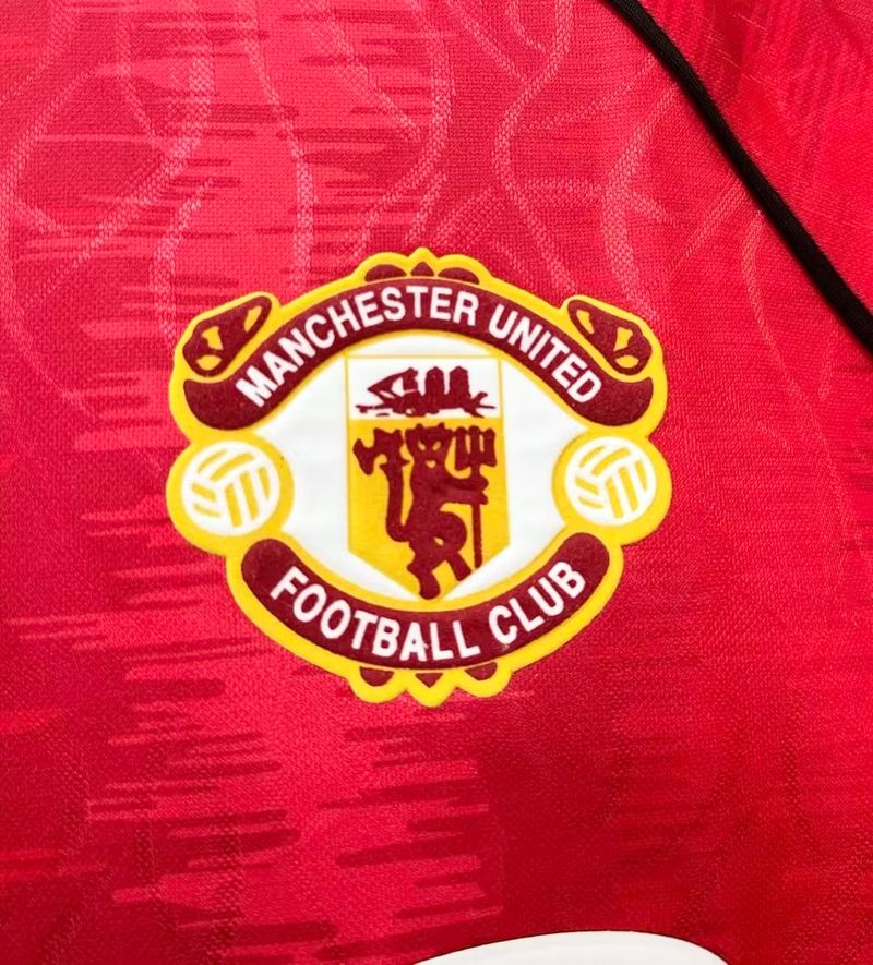 Maillot domicile rétro de Manchester United 1990-1992