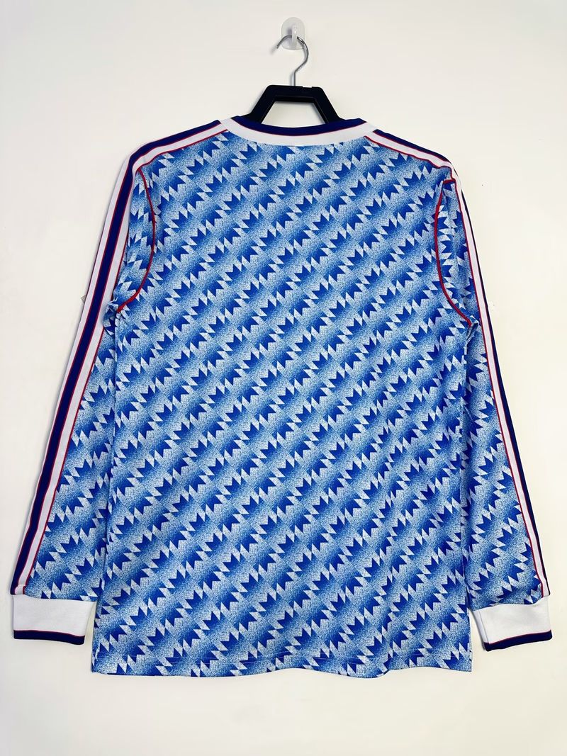 Retro Manchester United 1990-1992 away Long Sleeve