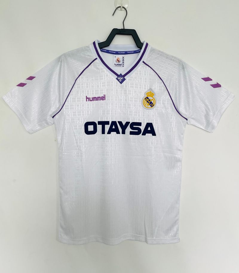 Retro Real Madrid 1990-1992 home
