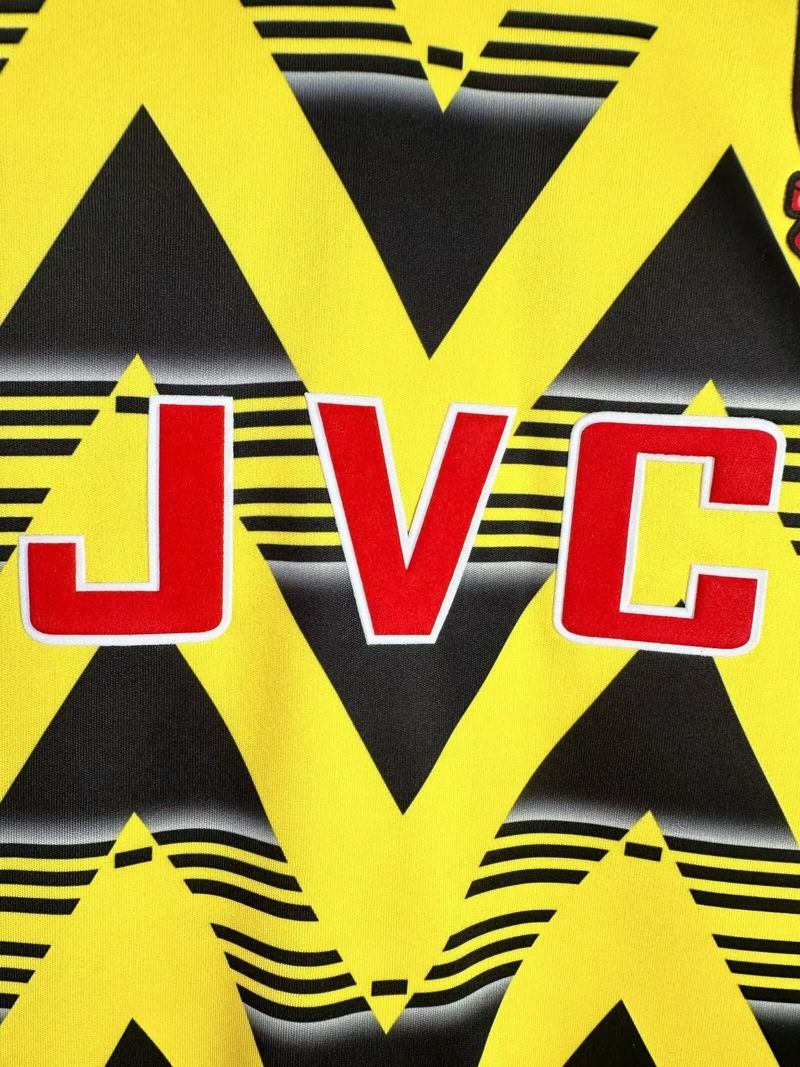 Maillot Rétro Arsenal FC 1991-1993 Extérieur Manches Longues