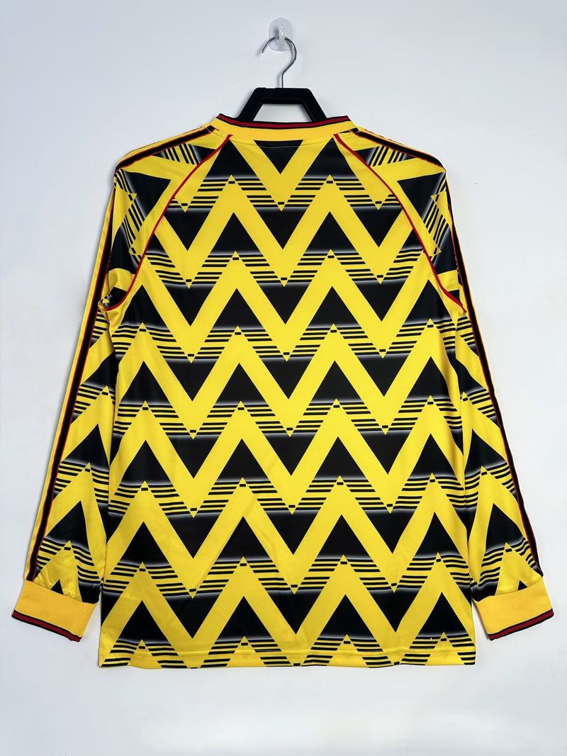 Maillot Rétro Arsenal FC 1991-1993 Extérieur Manches Longues