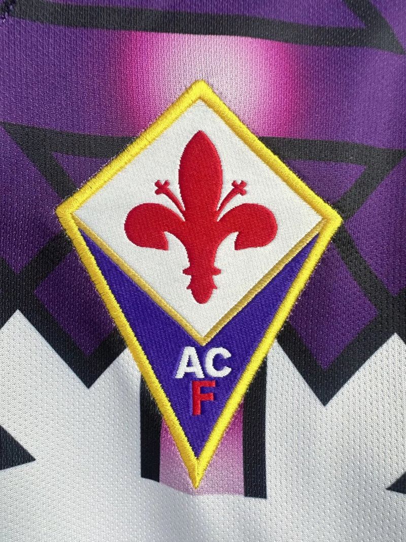 Maillot Rétro ACF Fiorentina Extérieur Manches Longues 1992-1993