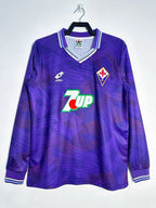 Retro ACF Fiorentina 1992-1993 home Long Sleeve