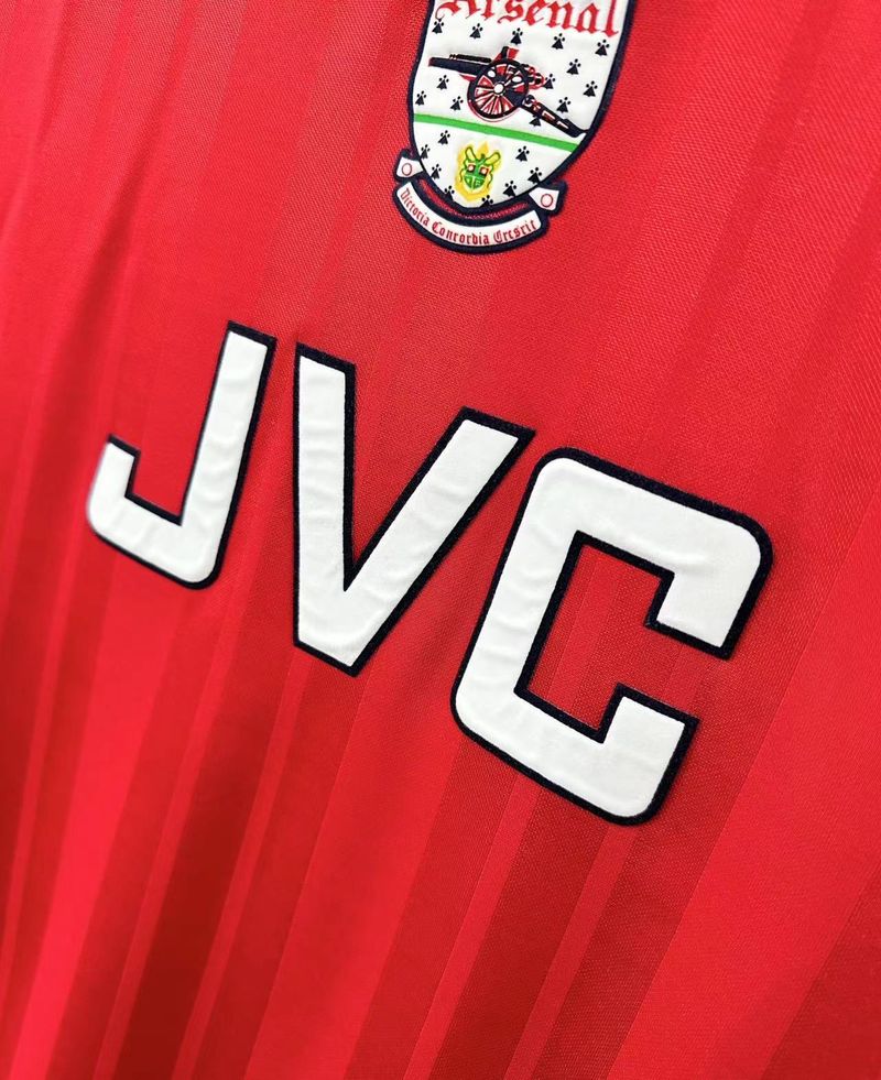 Maillot rétro domicile Arsenal FC 1992-1994 manches longues