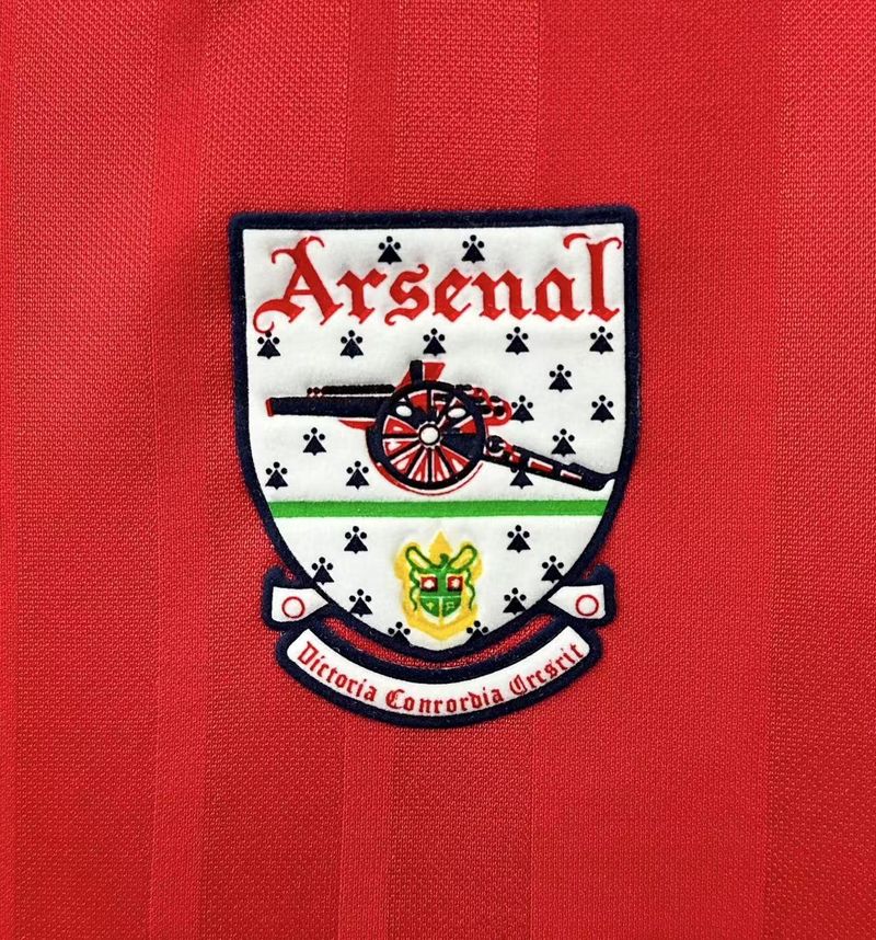 Maillot rétro domicile Arsenal FC 1992-1994 manches longues