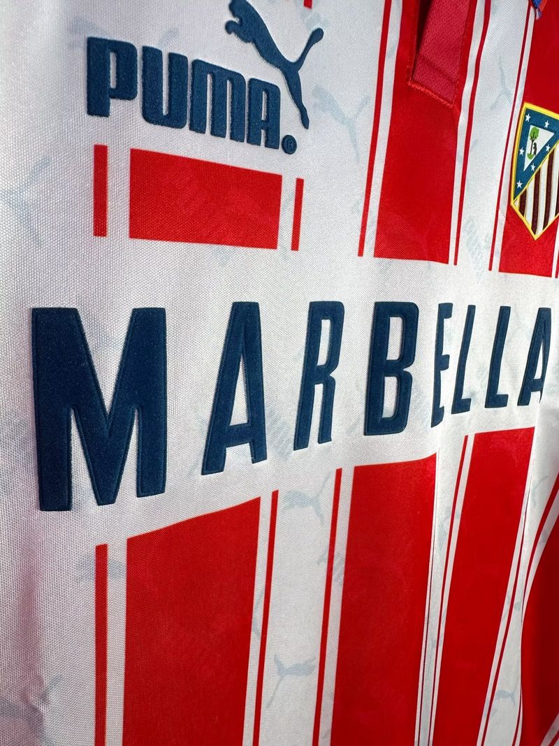 Maillot domicile rétro manches longues Atletico Madrid 1994-1995