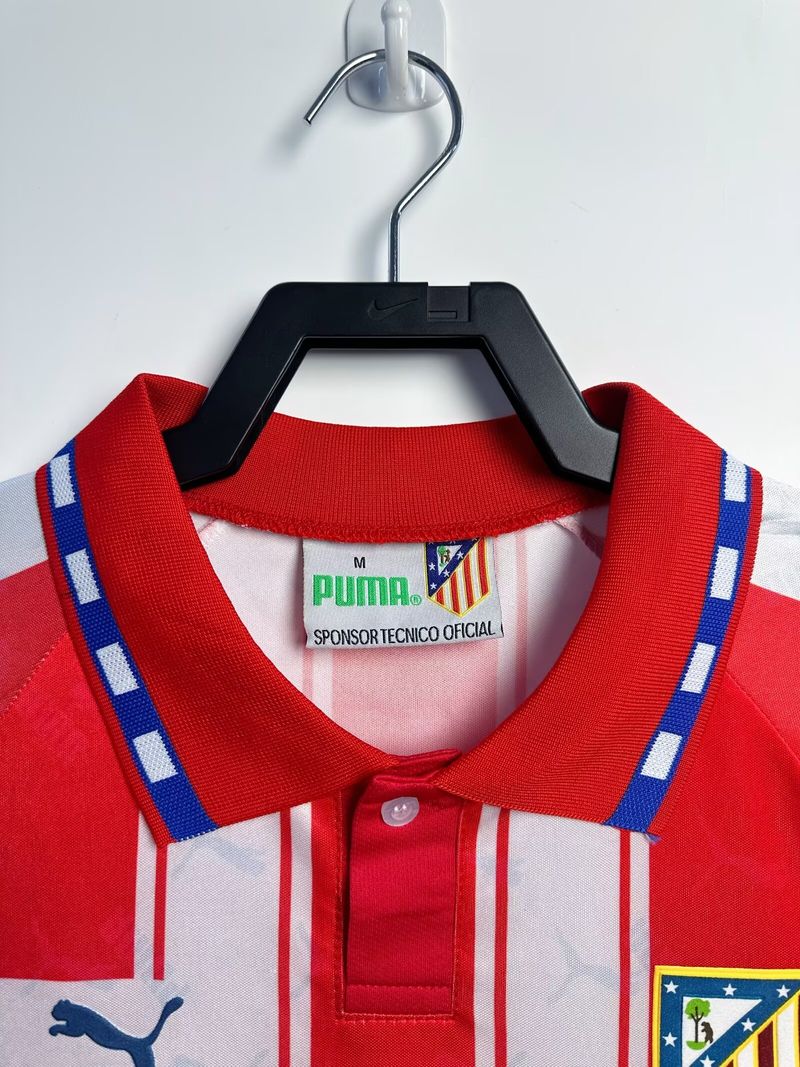 Maillot domicile rétro manches longues Atletico Madrid 1994-1995
