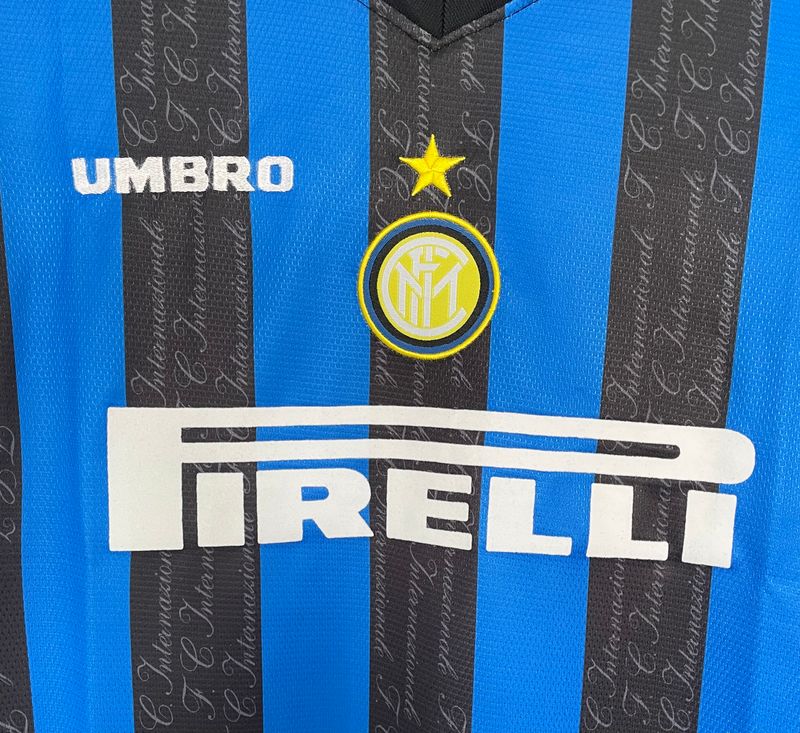 Maillot Rétro Inter Milan domicile 1997-1998 Manches Longues