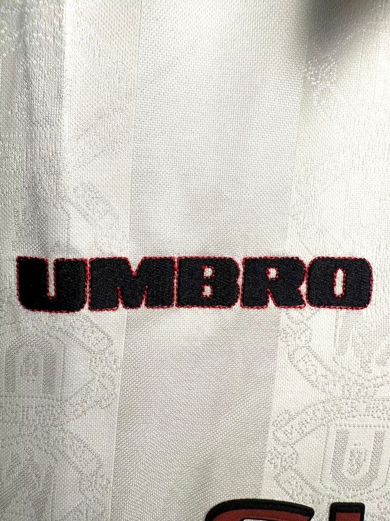 Maillot de foot rétro Manchester United extérieur 1998-1999 manches longues