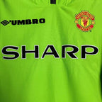Retro Manchester United 1998-1999 Gardien de But Manches Longues