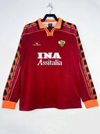 Retro AS Roma 1998-1999 home Long Sleeve