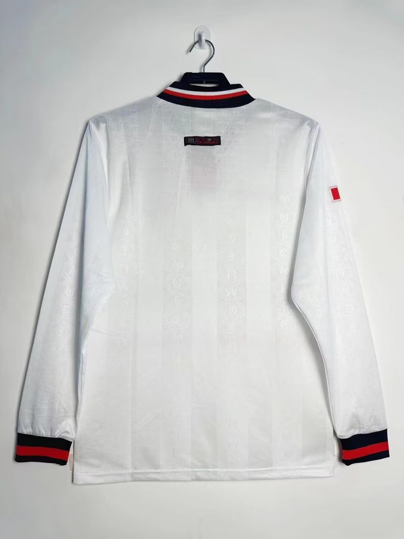 Retro Manchester United 1998-1999 away Long Sleeve Secondary image