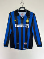 Rétro Inter Milan 1998-1999 domicile Manches Longues