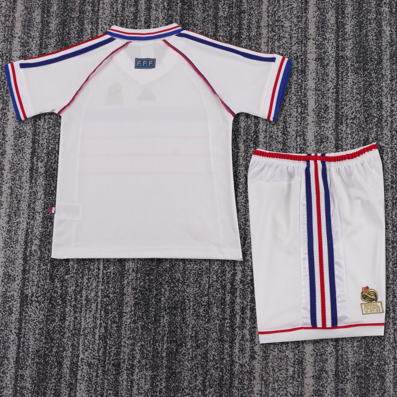 Maillot Rétro Enfants France Extérieur 1998