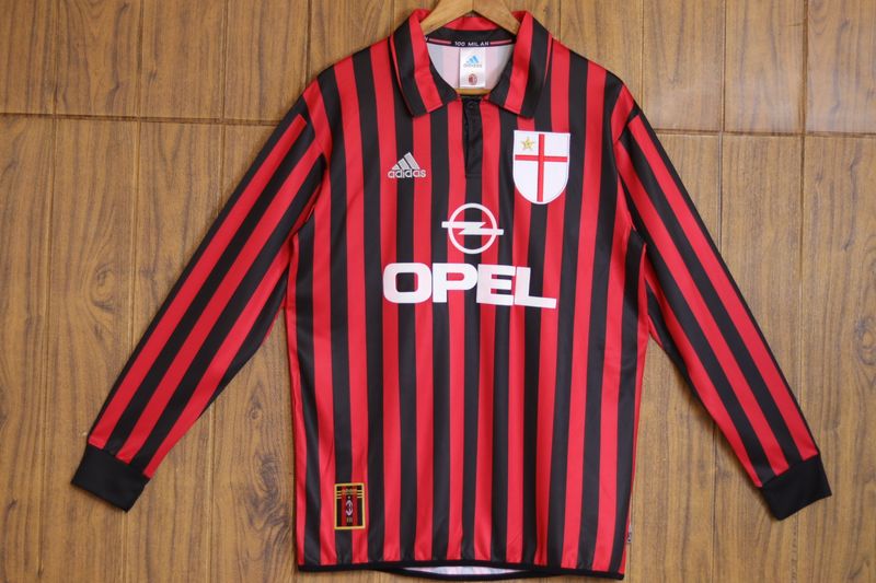 Retro AC Milan 1999-2000 home Long Sleeve Main image