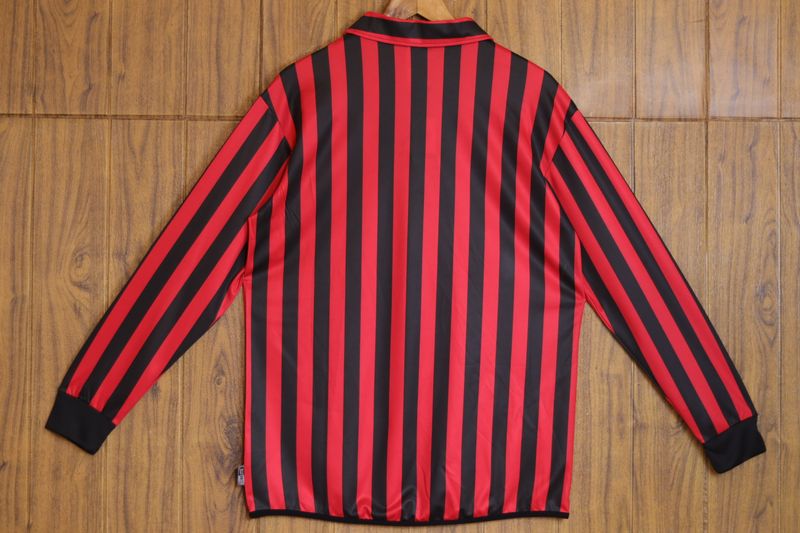 Retro AC Milan 1999-2000 home Long Sleeve Secondary image