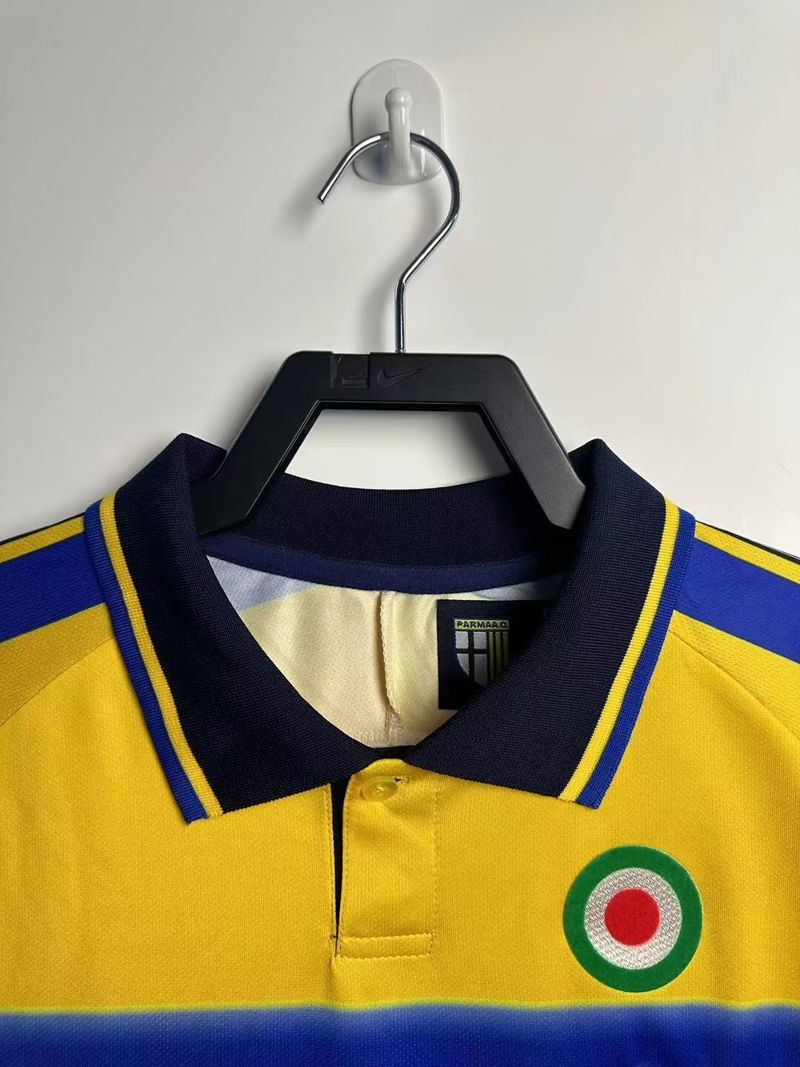 Maillot Rétro Parma Calcio 1999-2000 Domicile Manches Longues
