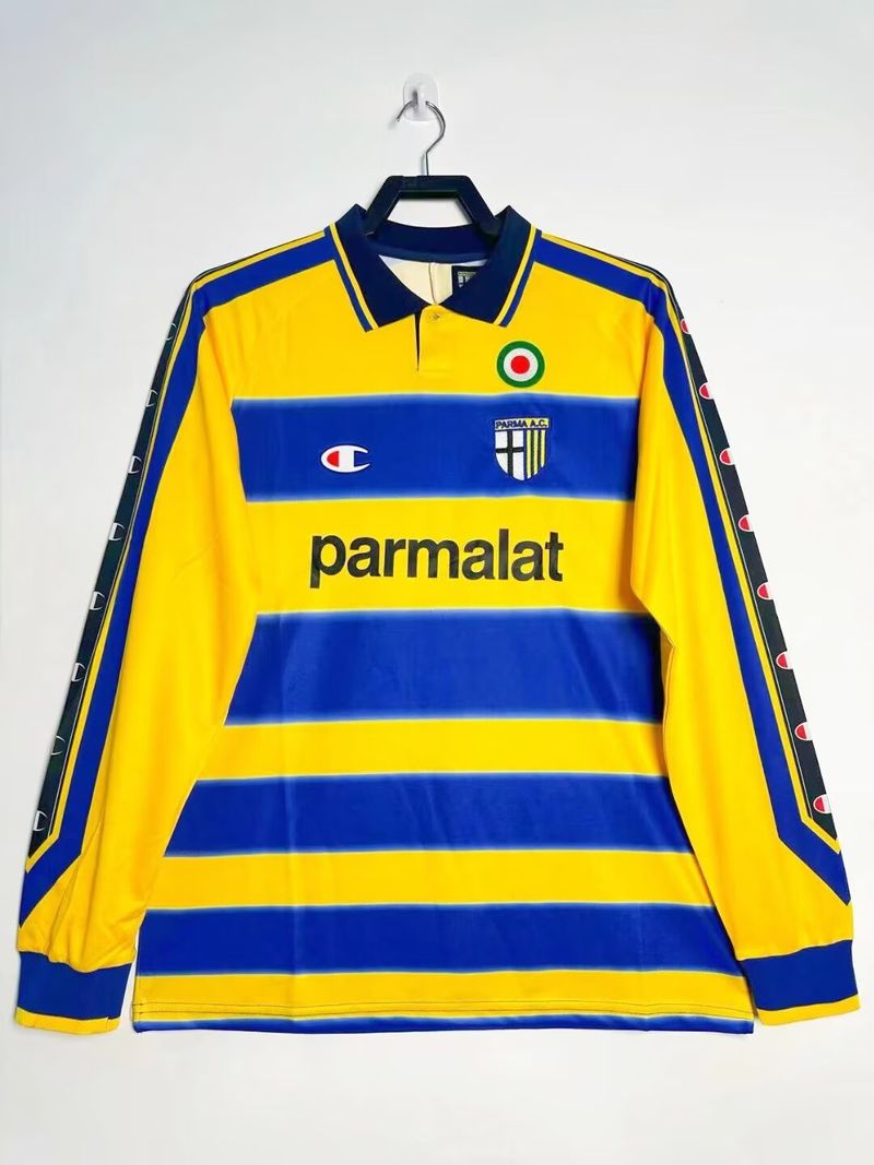 Maillot Rétro Parma Calcio 1999-2000 Domicile Manches Longues Image principale du produit