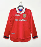 Maillot de Manchester United domicile 1999-2000 manches longues rétro