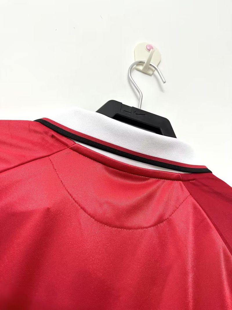 Maillot de Manchester United domicile 1999-2000 manches longues rétro