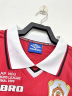 Maillot de Manchester United domicile 1999-2000 manches longues rétro