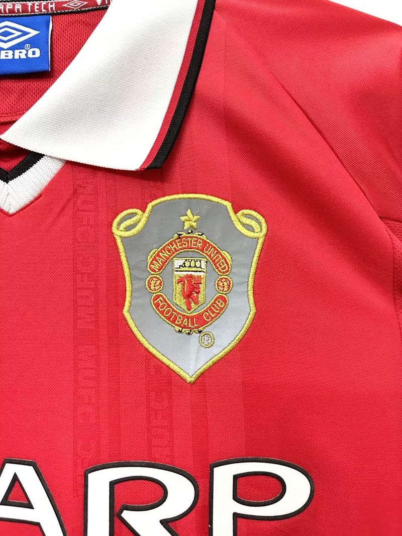 Maillot de Manchester United domicile 1999-2000 manches longues rétro