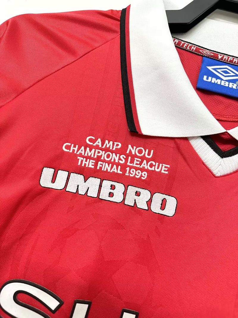 Maillot de Manchester United domicile 1999-2000 manches longues rétro