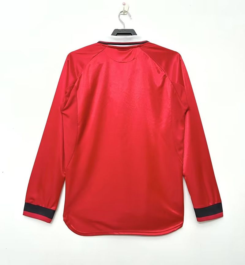 Retro Manchester United 1999-2000 home Long Sleeve Secondary image