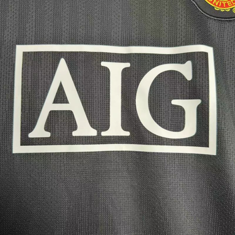 Maillot Rétro Manchester United extérieur 2007-2008 manches longues