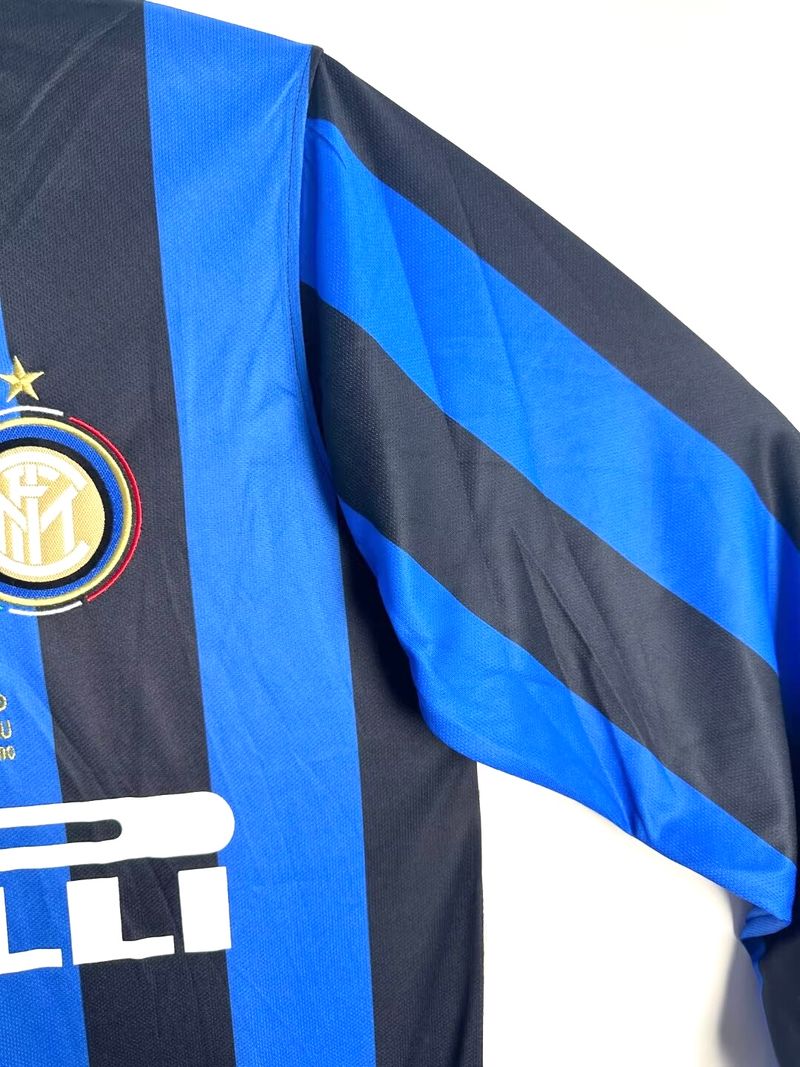 Maillot Rétro Inter Milan 2010 domicile Manches Longues