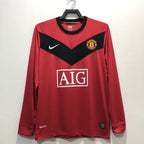 Maillot rétro Manchester United domicile 2010 manches longues