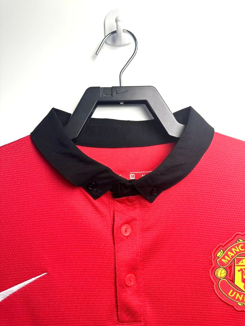 Maillot domicile manches longues rétro Manchester United 2013-2014