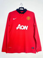 Maillot domicile manches longues rétro Manchester United 2013-2014