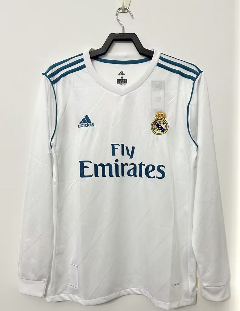 Retro Real Madrid 2017-2018 home Long Sleeve Main image