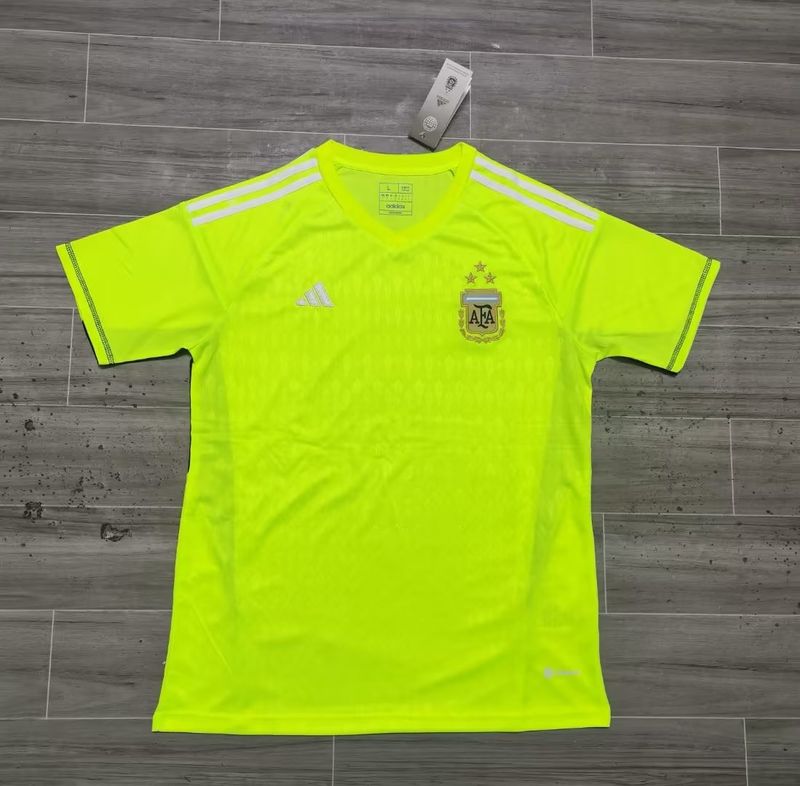Maillot Rétro Gardien Argentine 2022 3 étoiles vert Image principale du produit