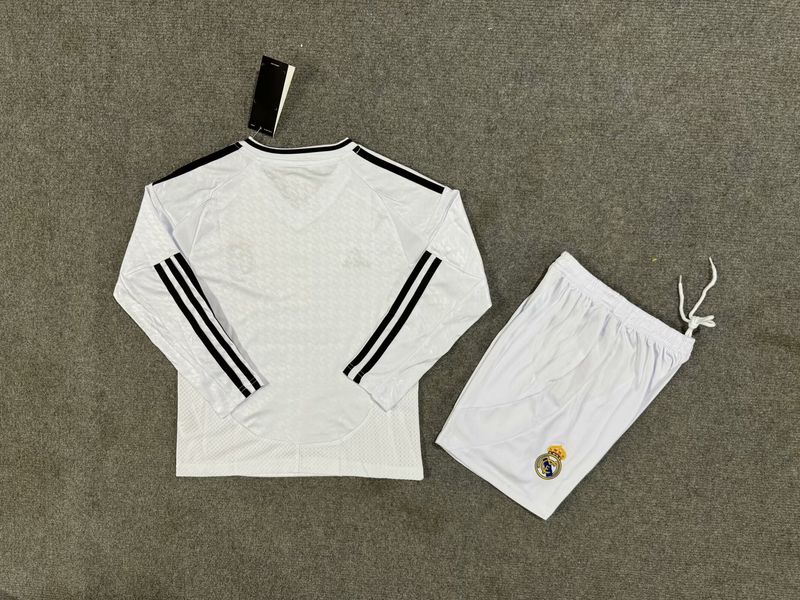 Kids Real Madrid 2024-2025 home Long Sleeve Secondary image