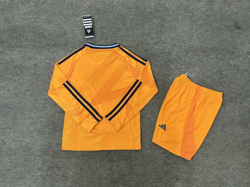Kids Real Madrid 2024-2025 away Long Sleeve Secondary image