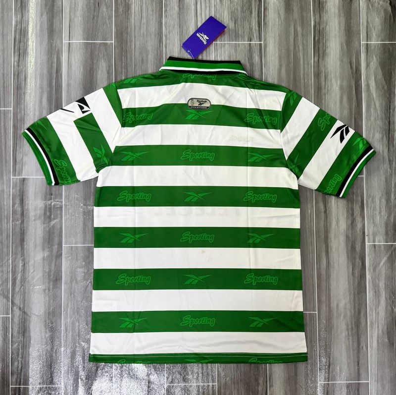 Maillot rétro domicile Sporting Lisbonne 1999-2000