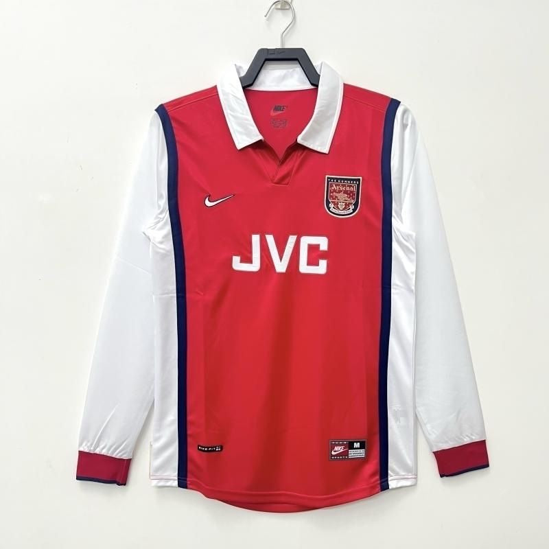 Retro Arsenal FC 1998 home long sleeve Secondary image