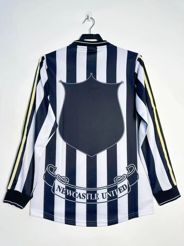 Retro Newcastle United 1997-1999 home Long Sleeve Secondary image