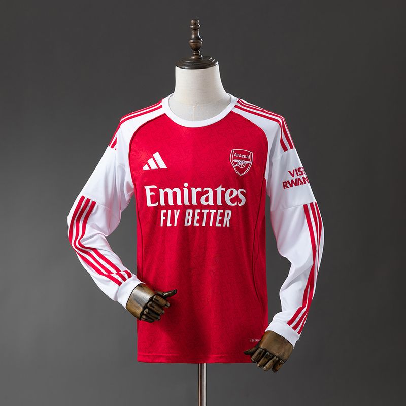 Arsenal FC 2025 - 2026 home Fan Long Sleeve - WCFOOTBALLSUIT Image principale du produit