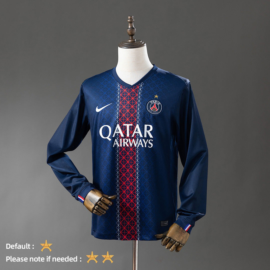 PSG 2025-2026 Home Long Sleeves