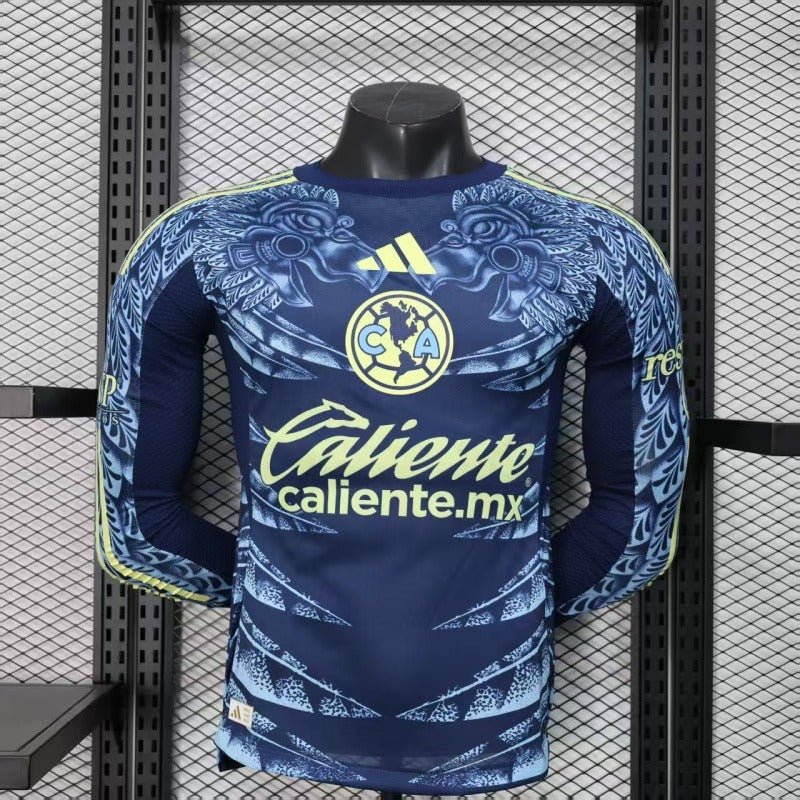 Club América 2025 - 2026 Away Player Long Sleeves - WCFOOTBALLSUIT Image principale du produit
