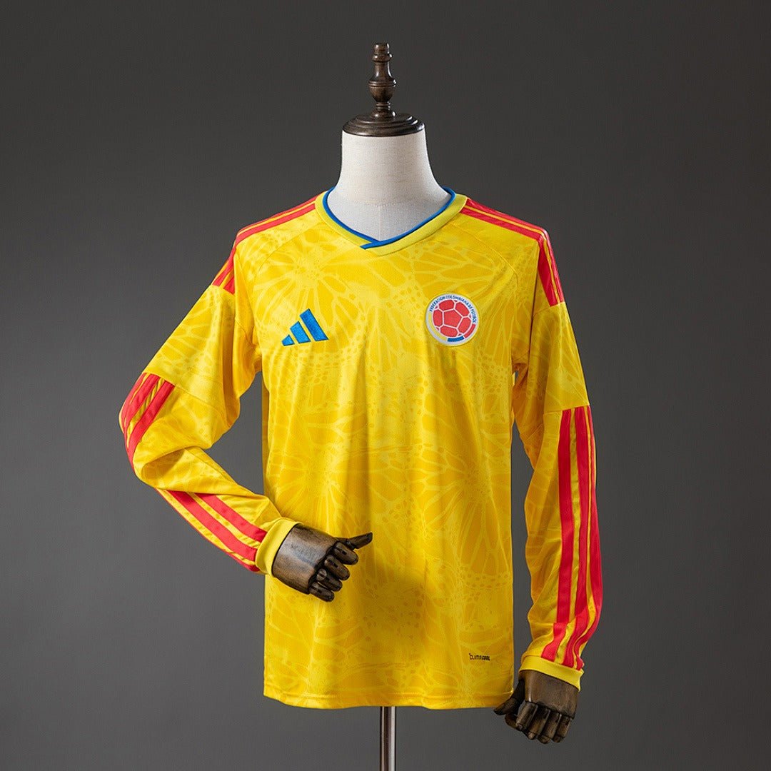 Colombia national 2026 home Fan Long Sleeve - WCFOOTBALLSUIT